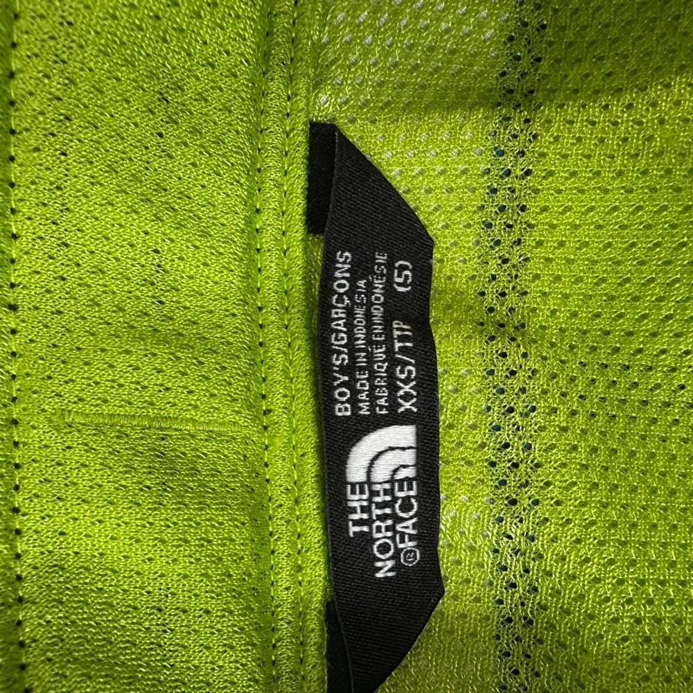 The North Face Boys Swim Trunks Size 5 Blue Black Stripe Elastic Waist‎
